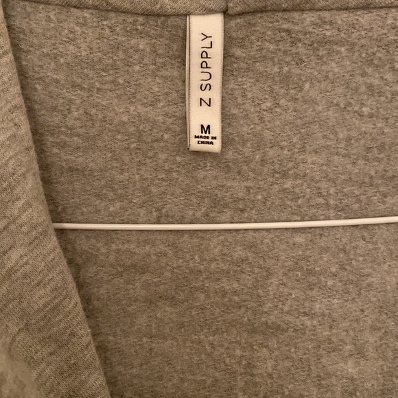Very cozy z supply grey zip up - Picture 2 of 3